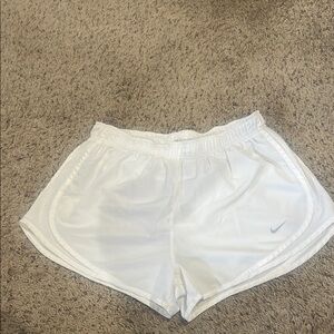 Nike Women's White Athletic Shorts